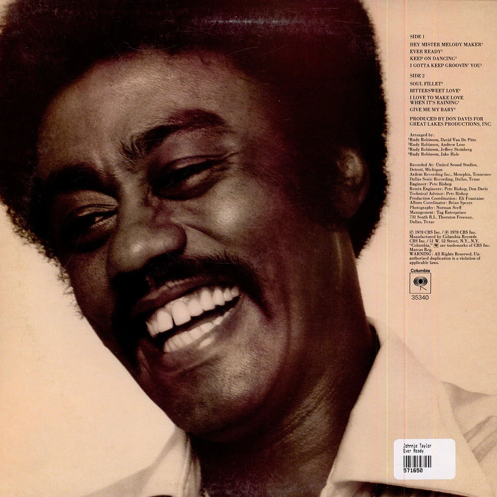 Johnnie Taylor - Ever Ready