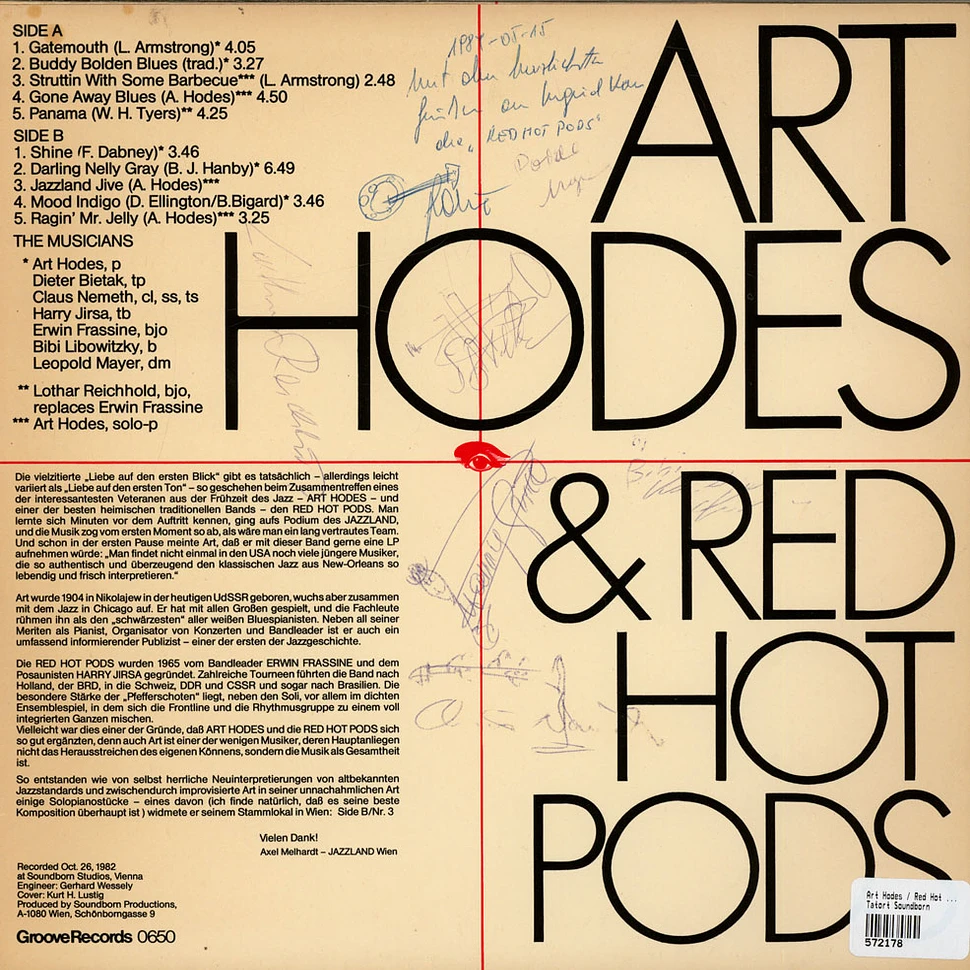 Art Hodes & Red Hot Pods - Tatort Soundborn