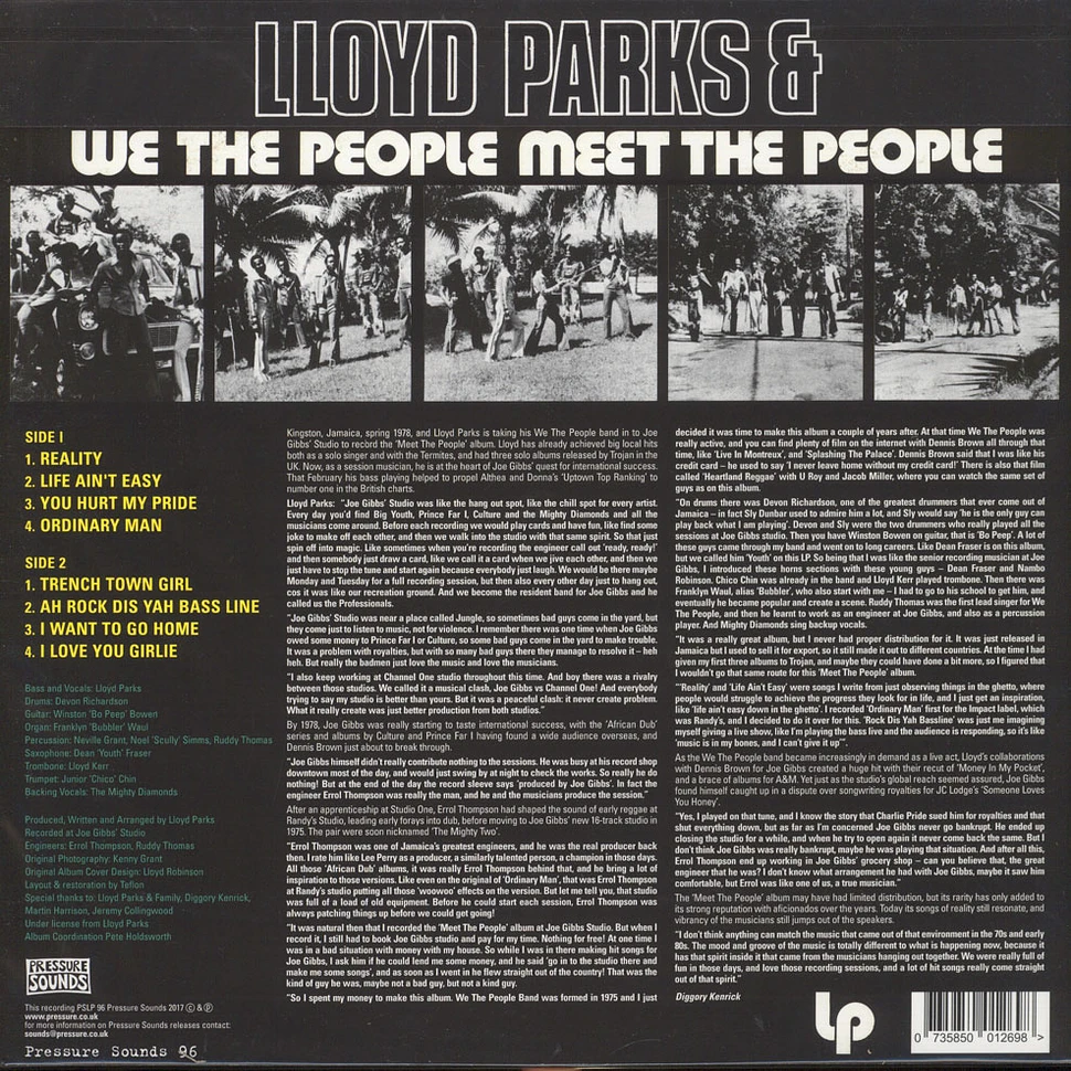 Lloyd Parks & We The People - Meet The People