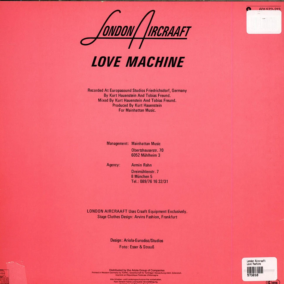 London Aircraaft - Love Machine