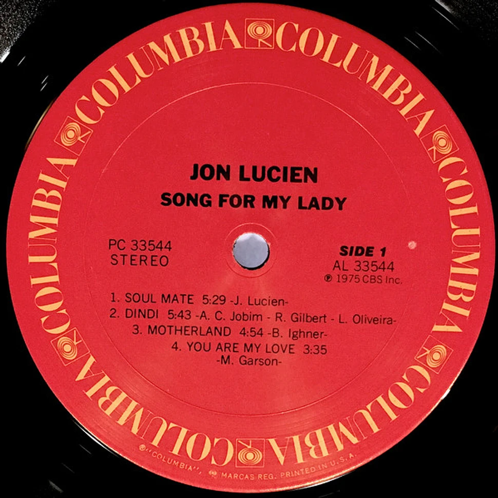 Jon Lucien - Song For My Lady
