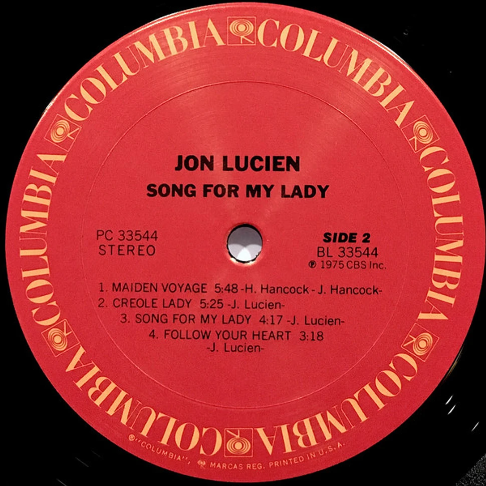 Jon Lucien - Song For My Lady