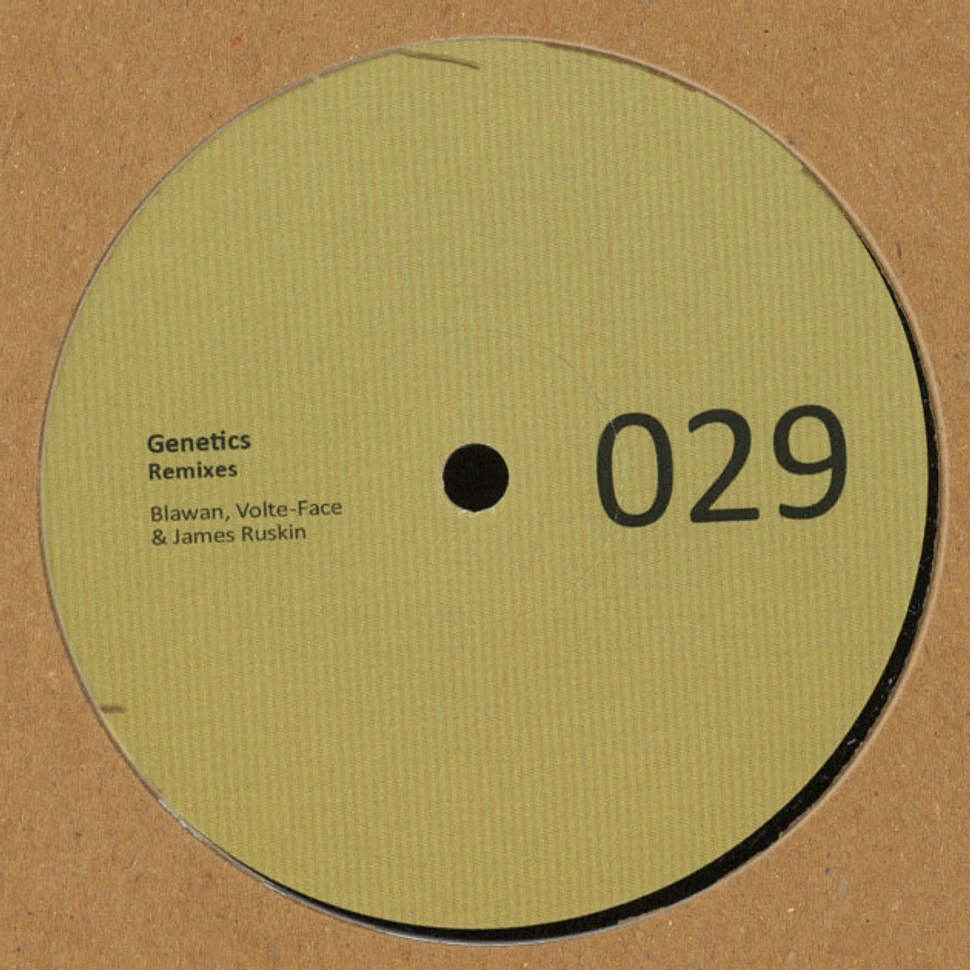 Aiken - Genetics Remixes Blawan, Volte-Face & James Ruskin