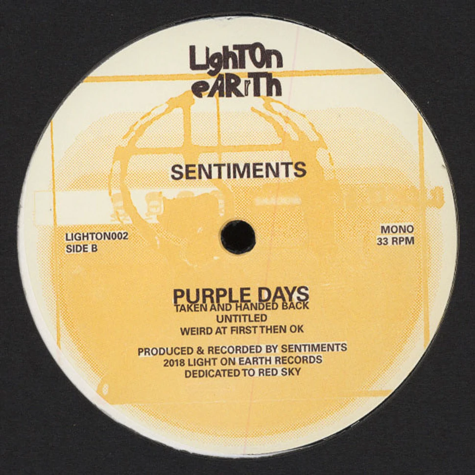 Sentiments - Purple Days