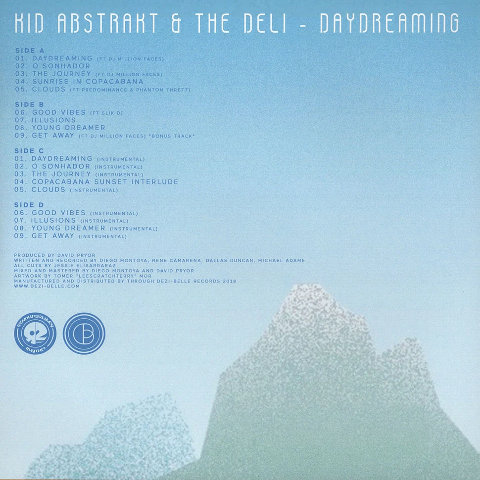Kid Abstrakt & The Deli - Daydreaming Black Vinyl Edition