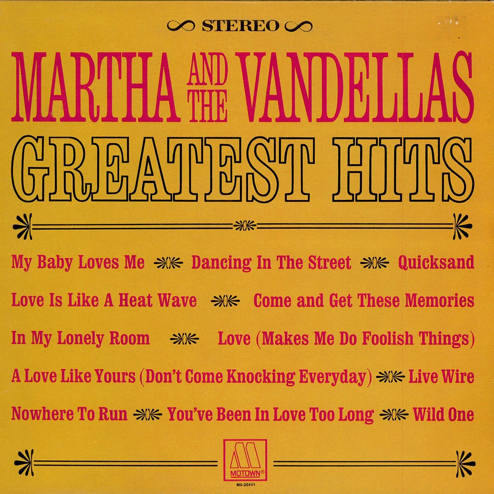 Martha Reeves & The Vandellas - Greatest Hits