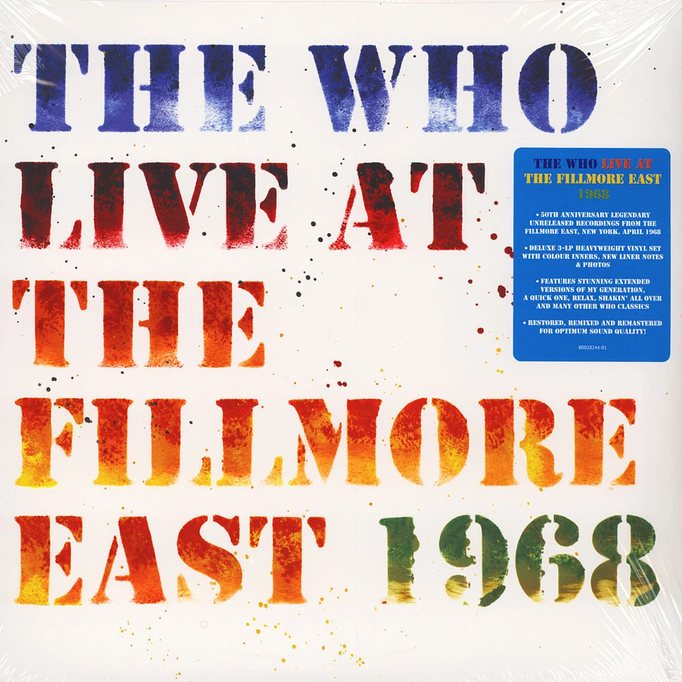 The Who - Live At The Fillmore East 1968