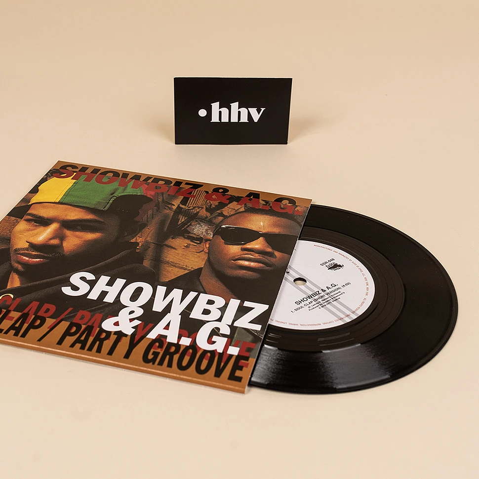 Showbiz & AG - Soul Clap / Party Groove Instrumental Black Vinyl Edition