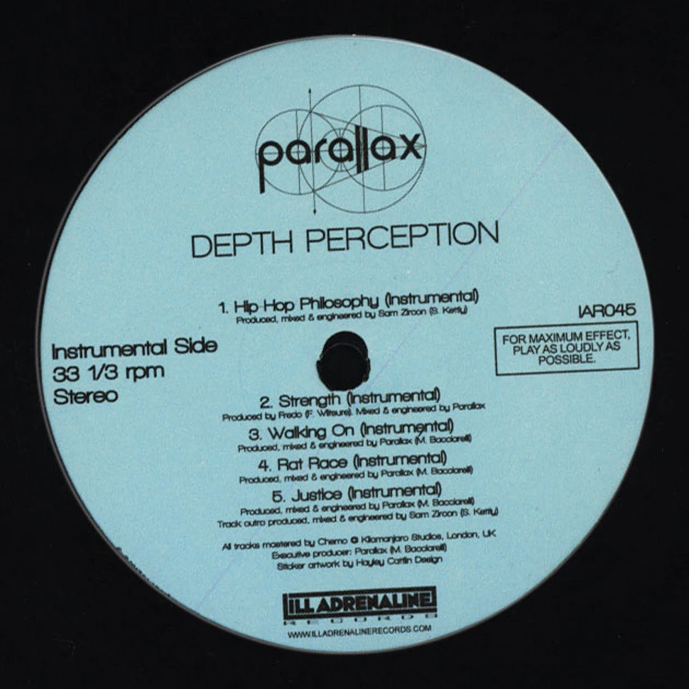 Parallax - Depth Perception Black Vinyl Edition