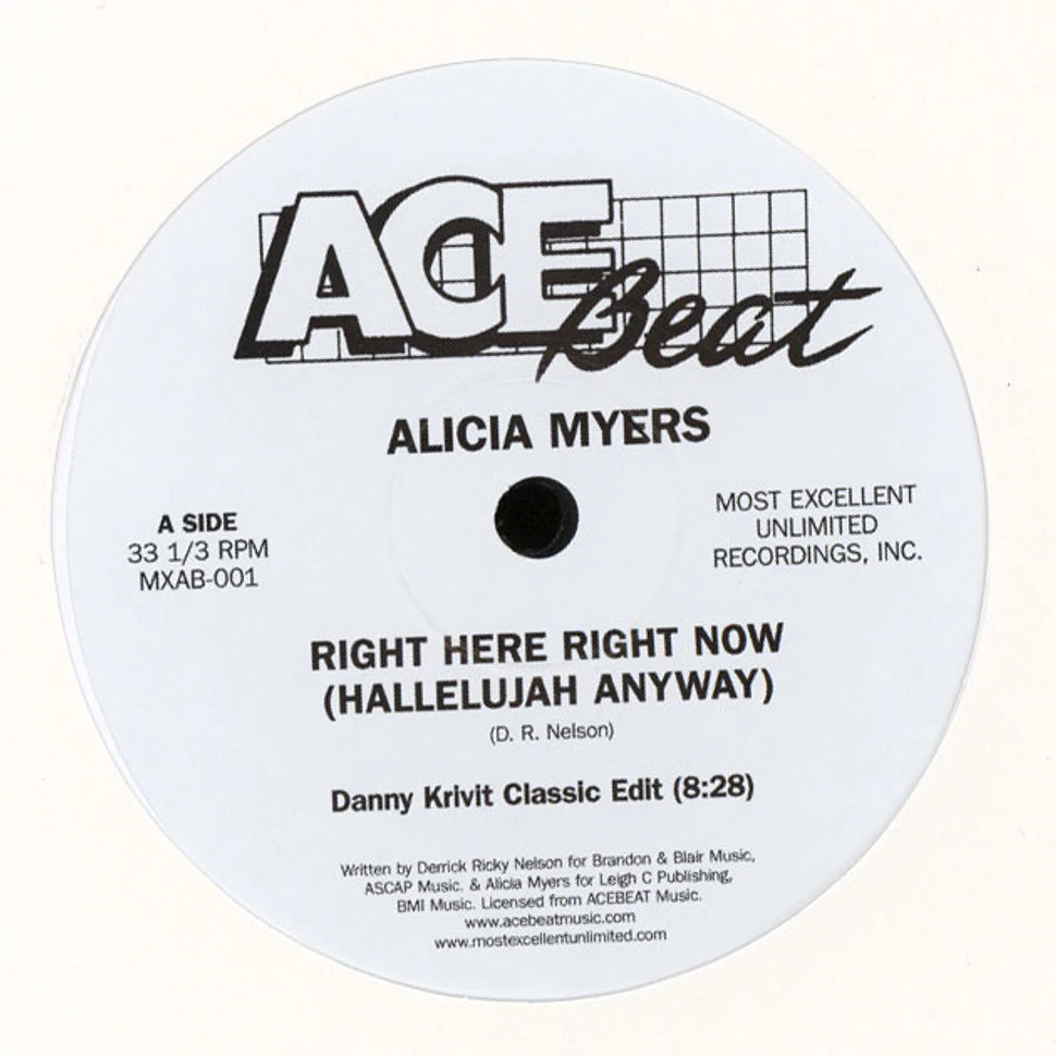 Alicia Myers - Right Here Right Now (Hallelujah Anyway)
