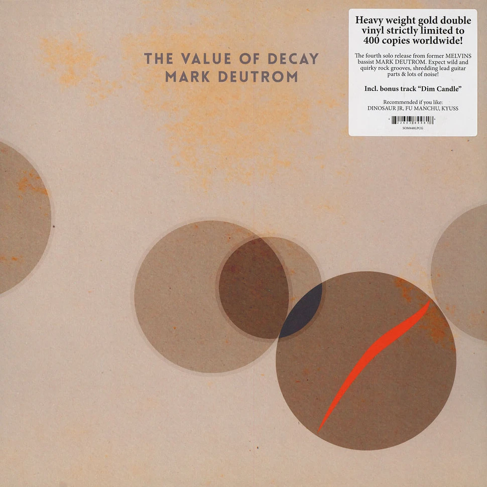Mark Deutrom - The Value Of Decay Gold Vinyl Edition