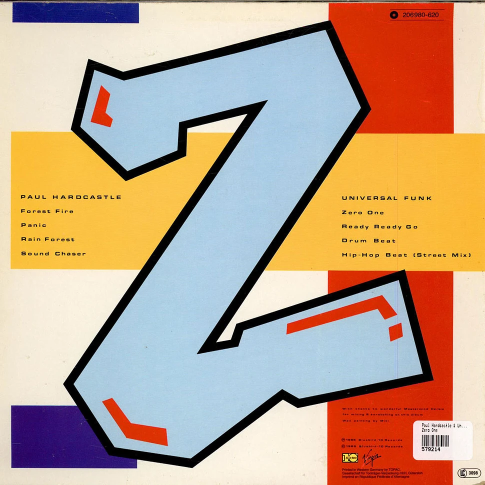 Paul Hardcastle & Universal Funk - Zero One