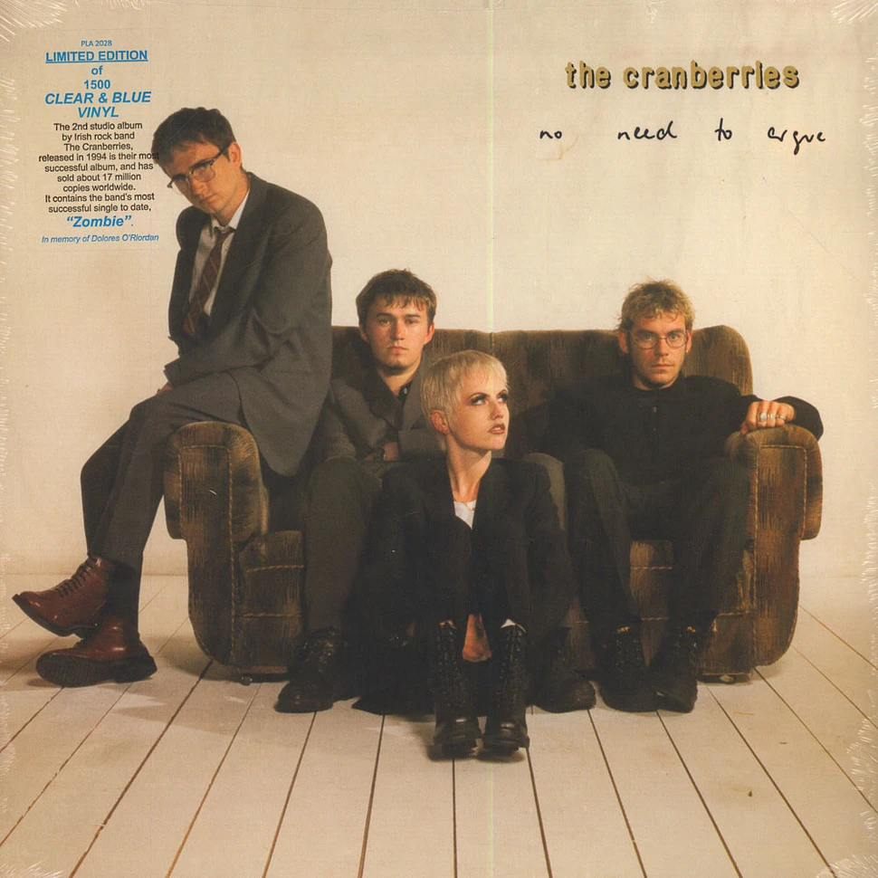 The Cranberries - No Need To Argue Clear & Blue Vinyl Edition