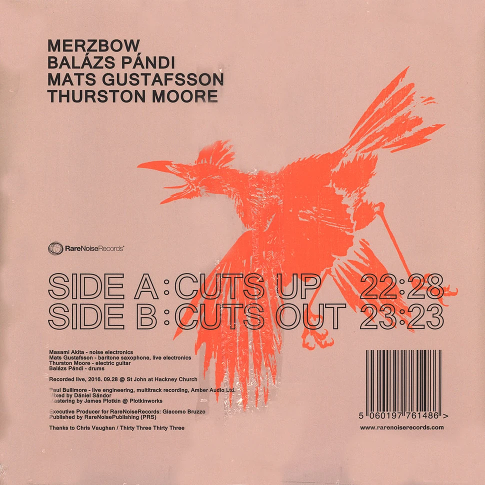 Merzbow, Mats Gustafsson, Thurston Moore, Balazs P - Cuts Up, Cuts Out