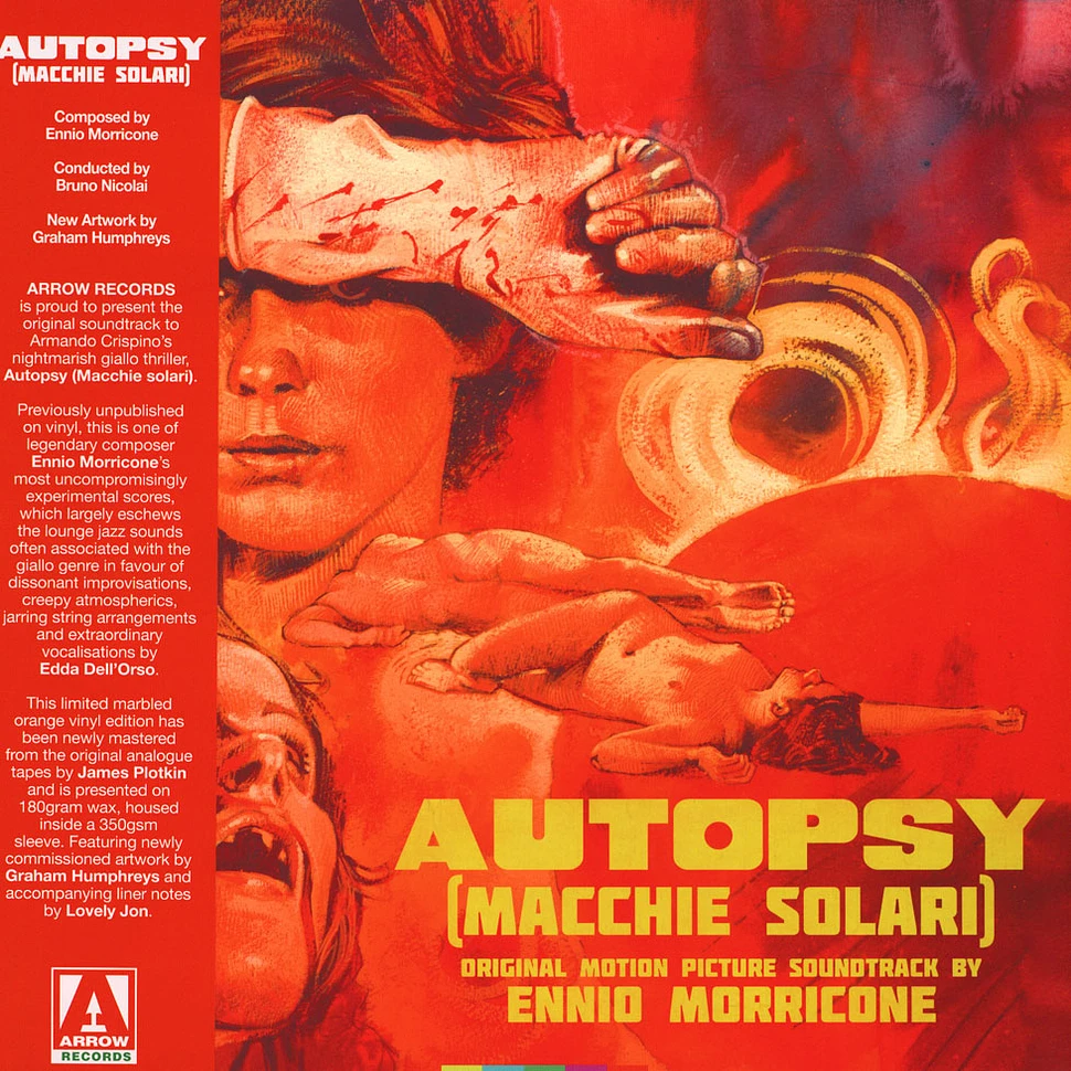 Ennio Morricone - OST Autopsy (Macchie Solari) Orange Vinyl Edition