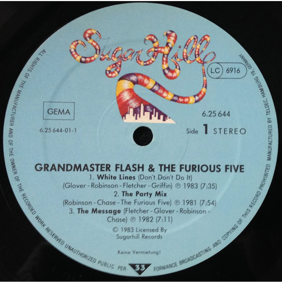 Grandmaster Flash & The Furious Five - Grandmaster Flash & The Furious Five