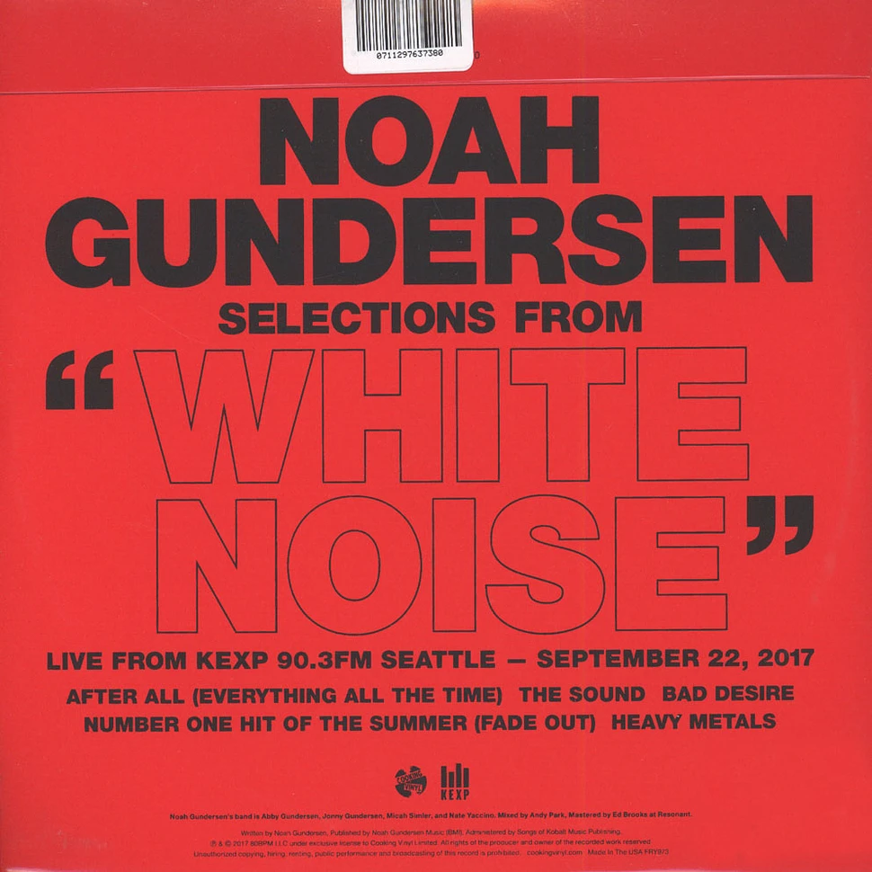 Noah Gundersen - Selections from ''White Noise'' Live From KEXP 90.3 FM September 22