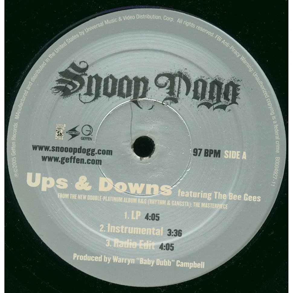 Snoop Dogg - Ups & Downs / Bang Out