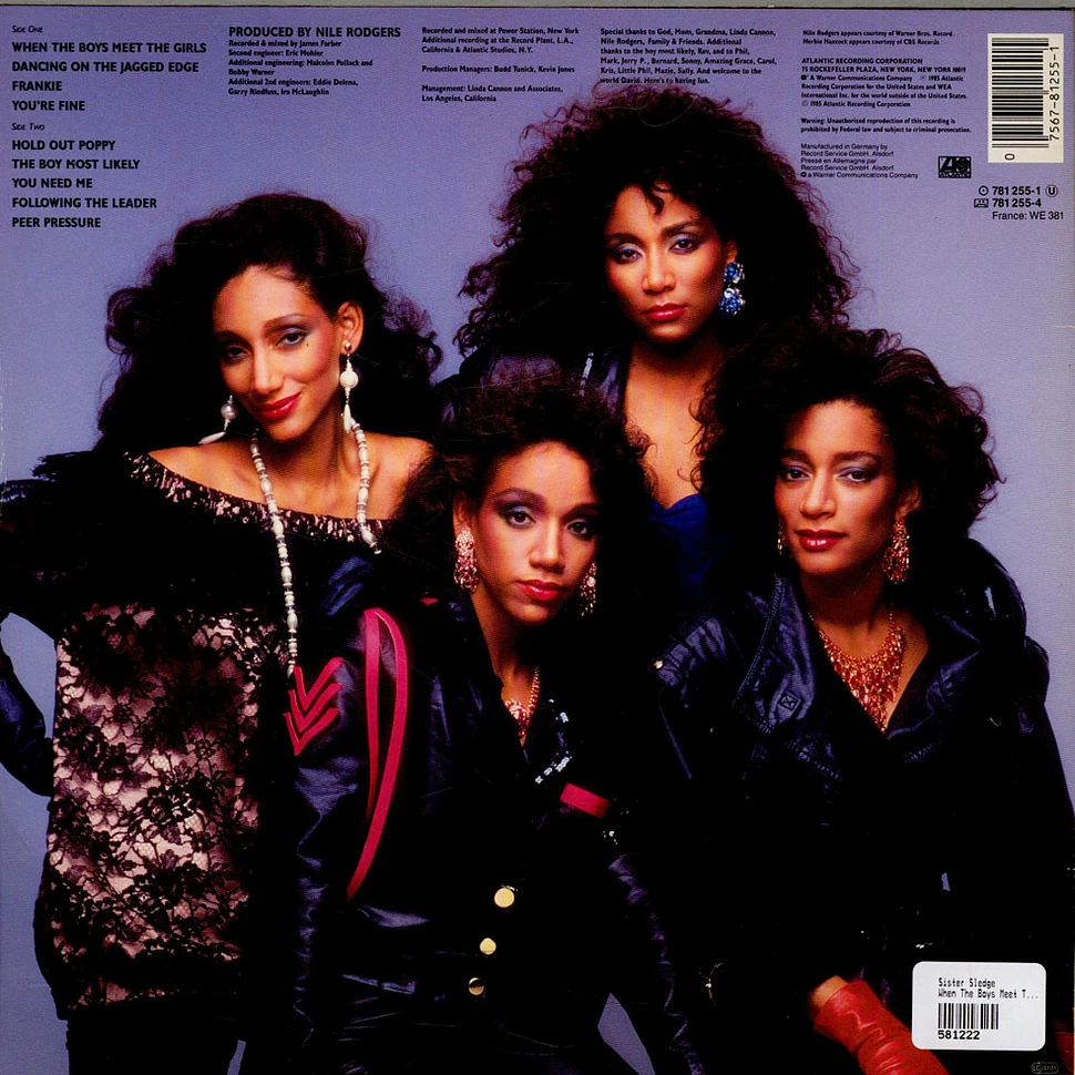 Sister Sledge - When The Boys Meet The Girls