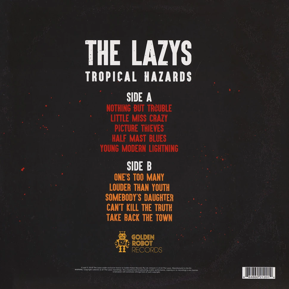 The Lazys - Tropical Hazards Red Vinyl Edition