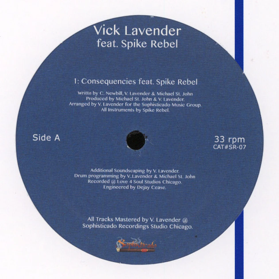 Vick Lavender - Consequencies EP Feat. Spike Rebel