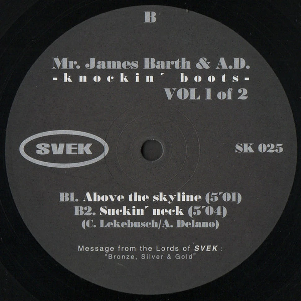 Mr. James Barth & A.D. - Knockin' Boots (Vol 1 Of 2)