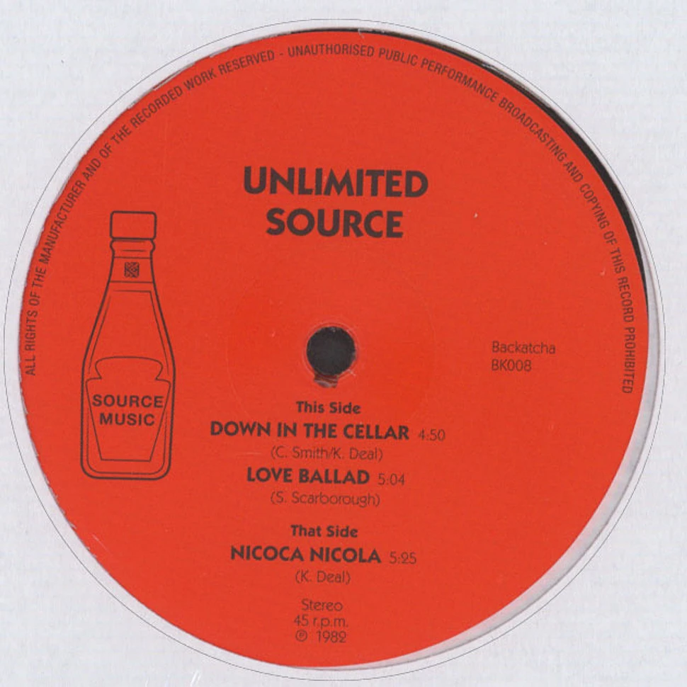 Unlimited Source - Down In The Cellar