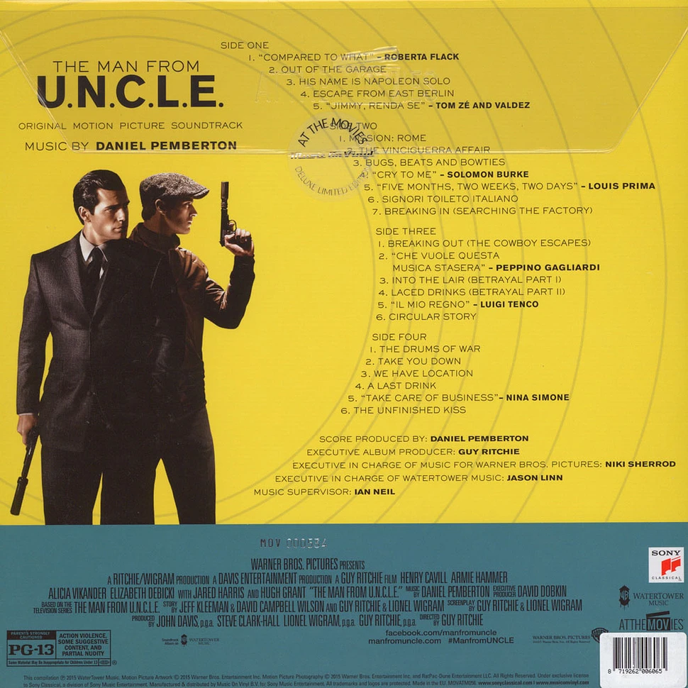 Daniel Pemberton - OST The Man from U.N.C.L.E. Colored Vinyl Edition