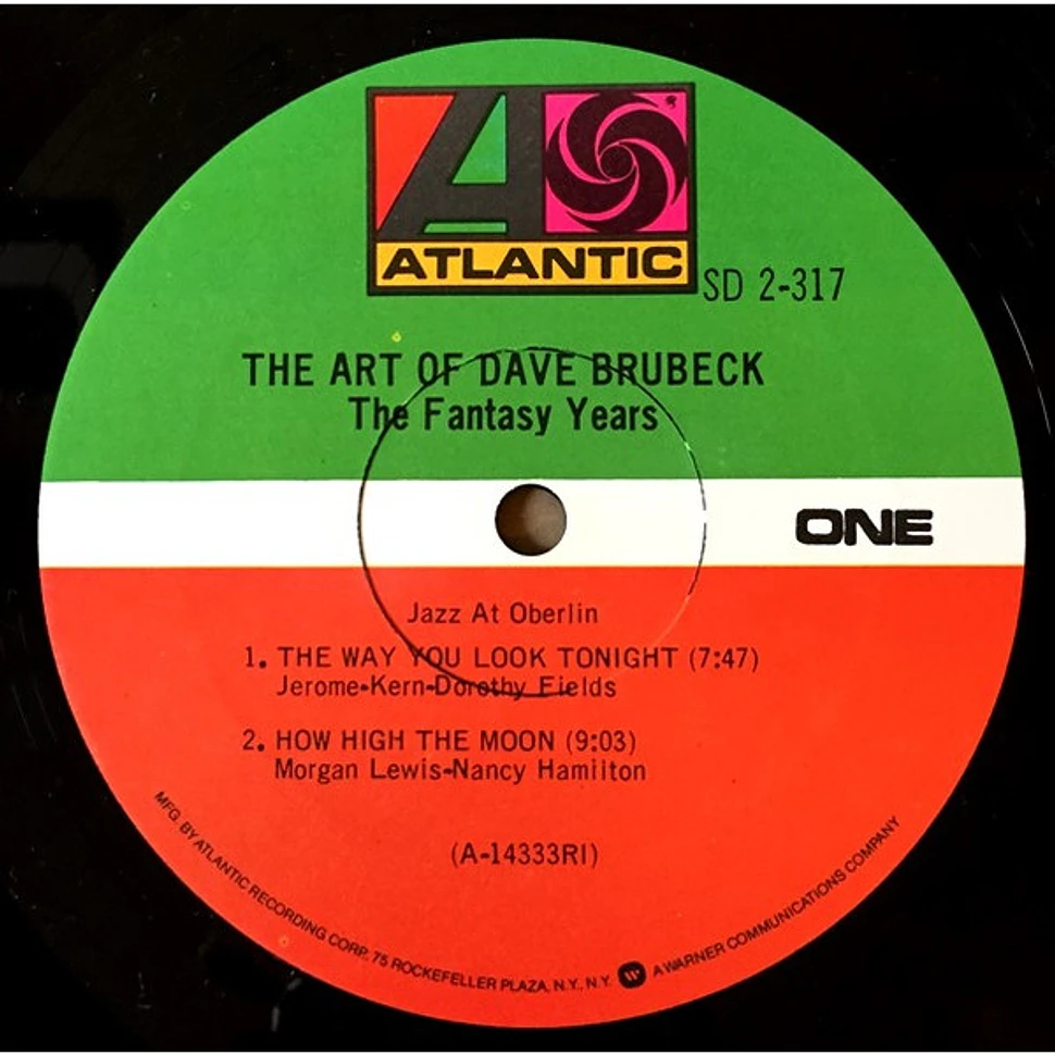 Dave Brubeck - The Art Of Dave Brubeck/The Fantasy Years
