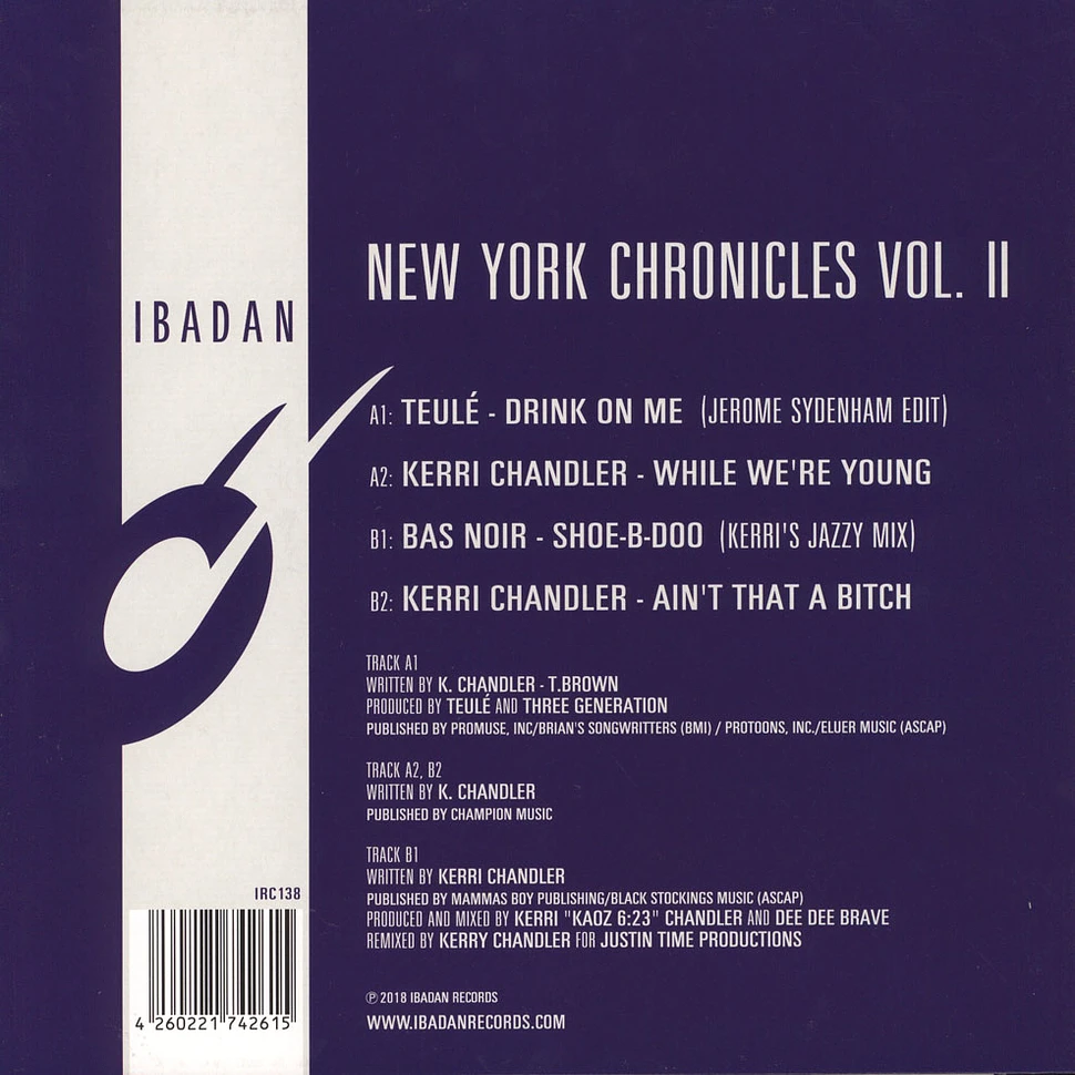 Kerri Chandler - New York Chronicles Volume II