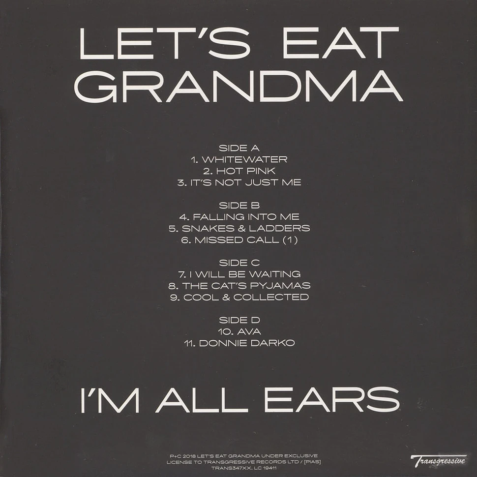 Let’s Eat Grandma - I’m All Ear Translucent Yellow Edition