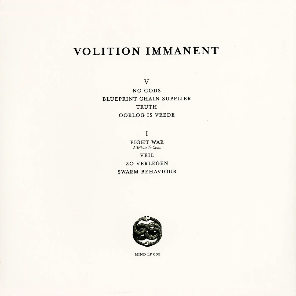 Volition Immanent - Volition Immanent