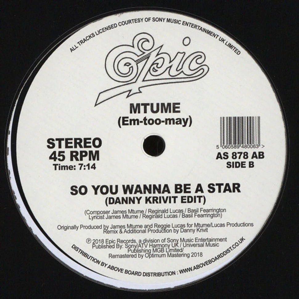 Mtume - So You Wanna Be A Star (Danny Krivit Mix)