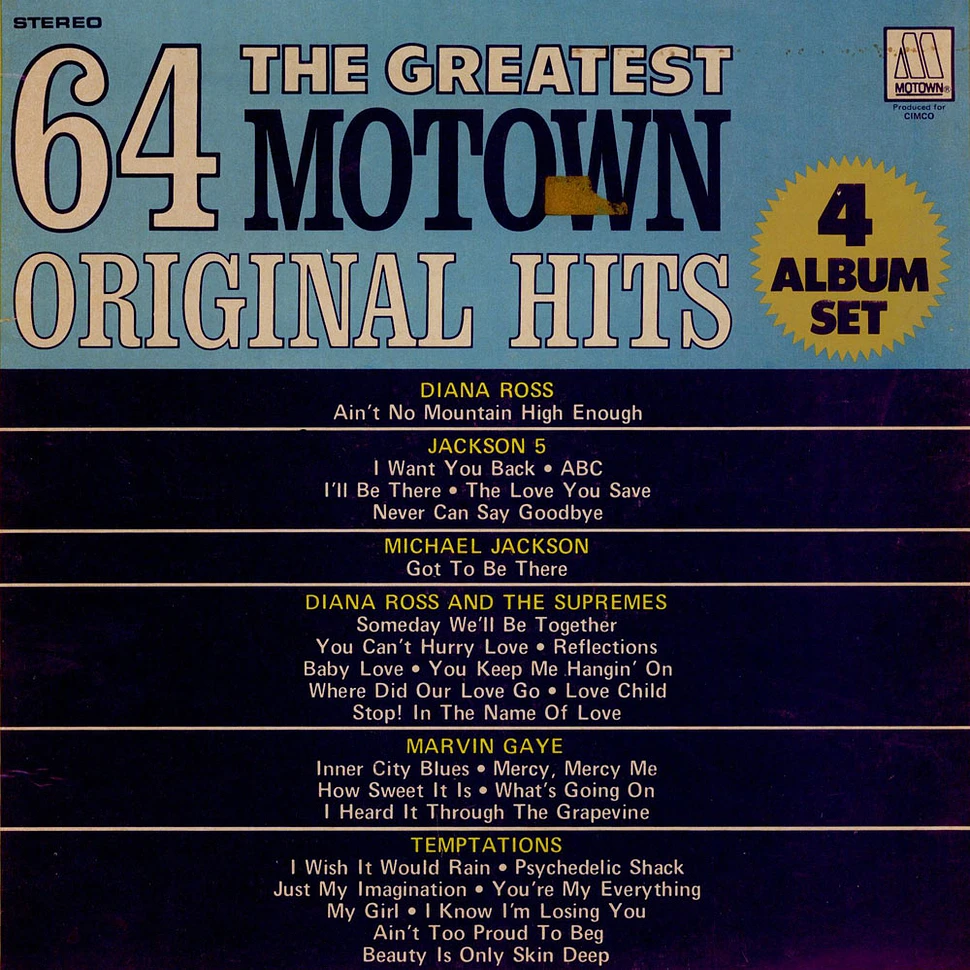 V.A. - The Greatest 64 Motown Original Hits