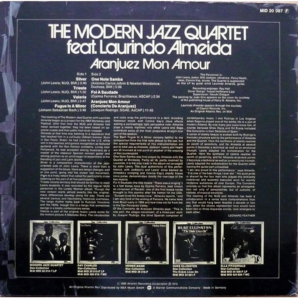 The Modern Jazz Quartet Feat. Laurindo Almeida - Aranjuez Mon Amour