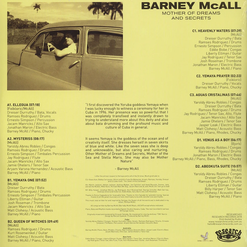 Barney Mcall - Mother Of Dreams And Secrets