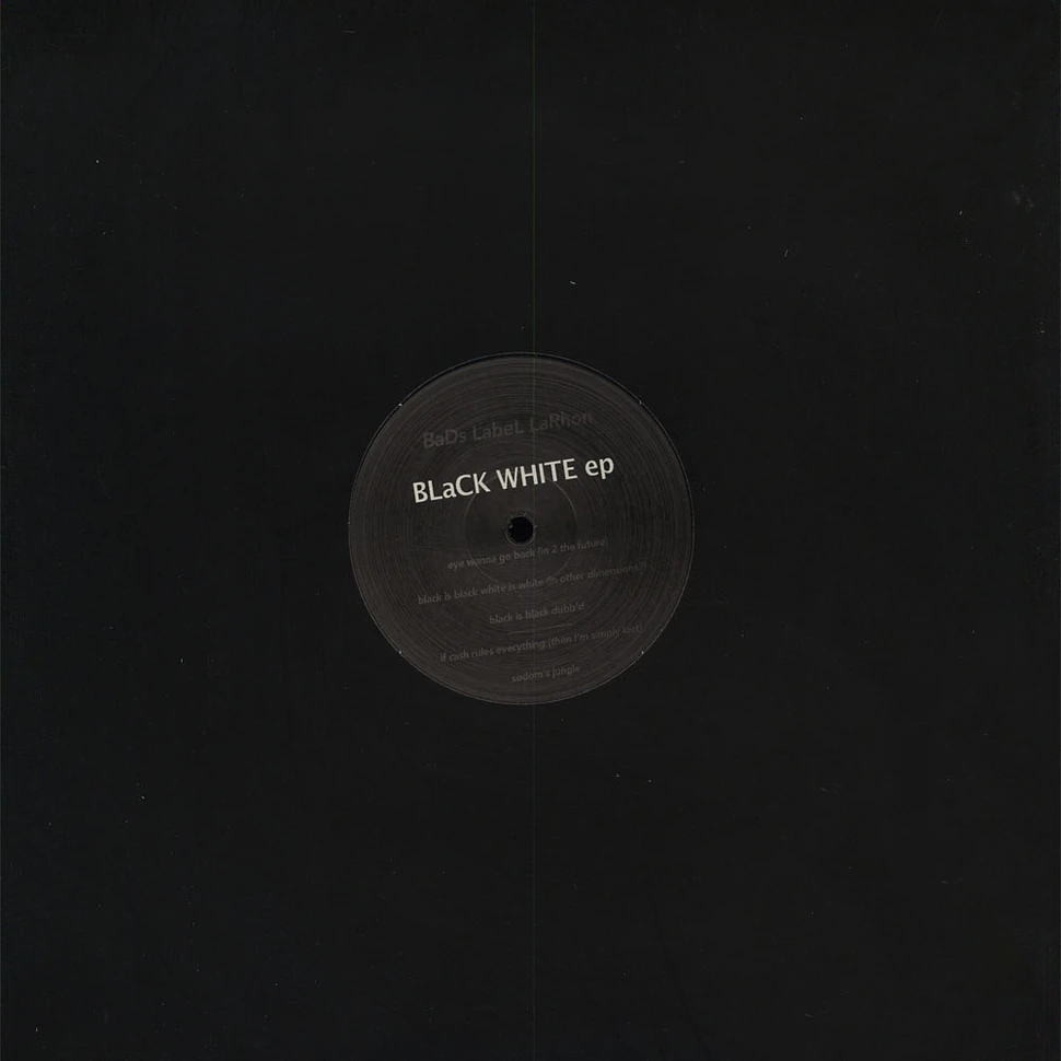 The Prince Of Dance Elbee Bad - Black White EP