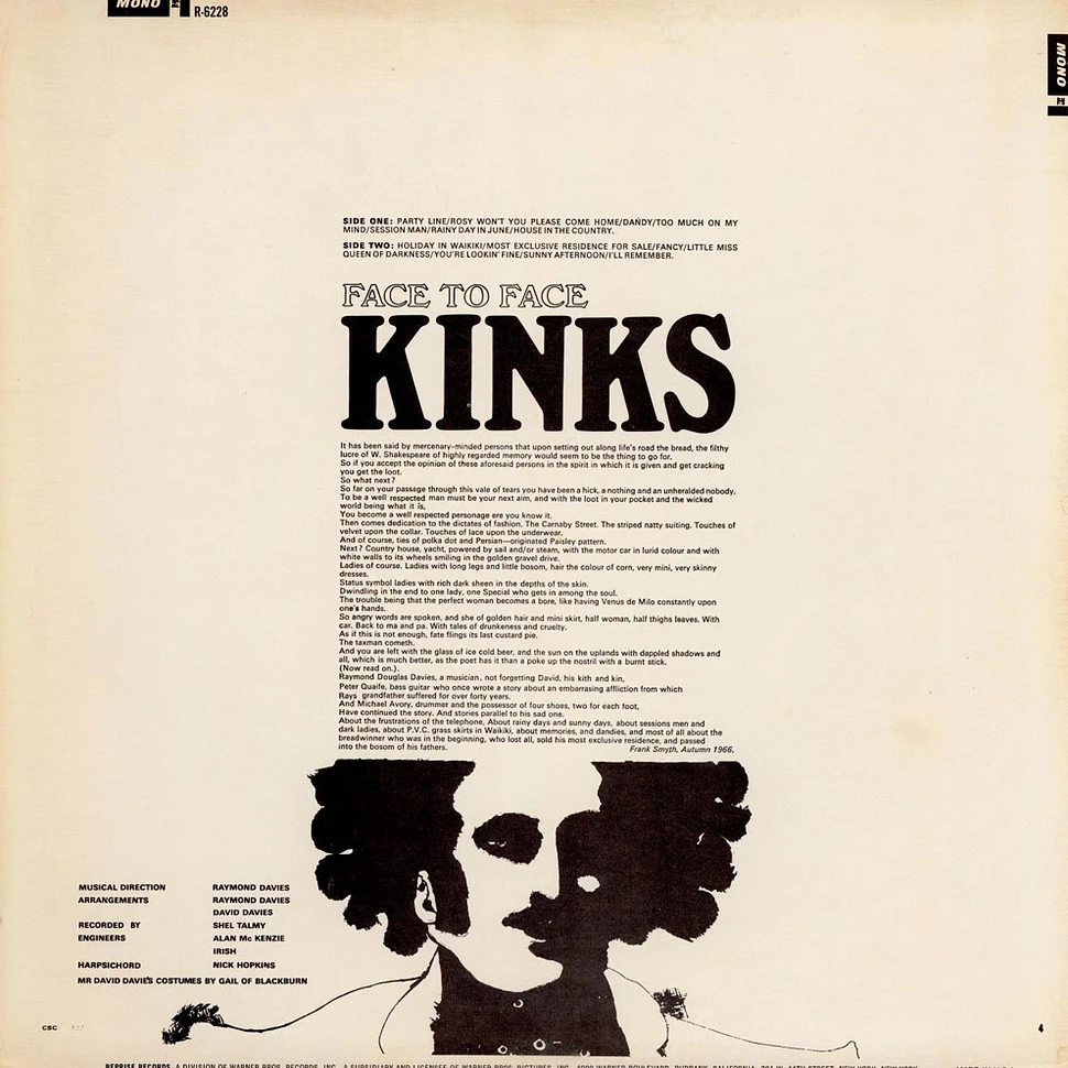 The Kinks - Face To Face