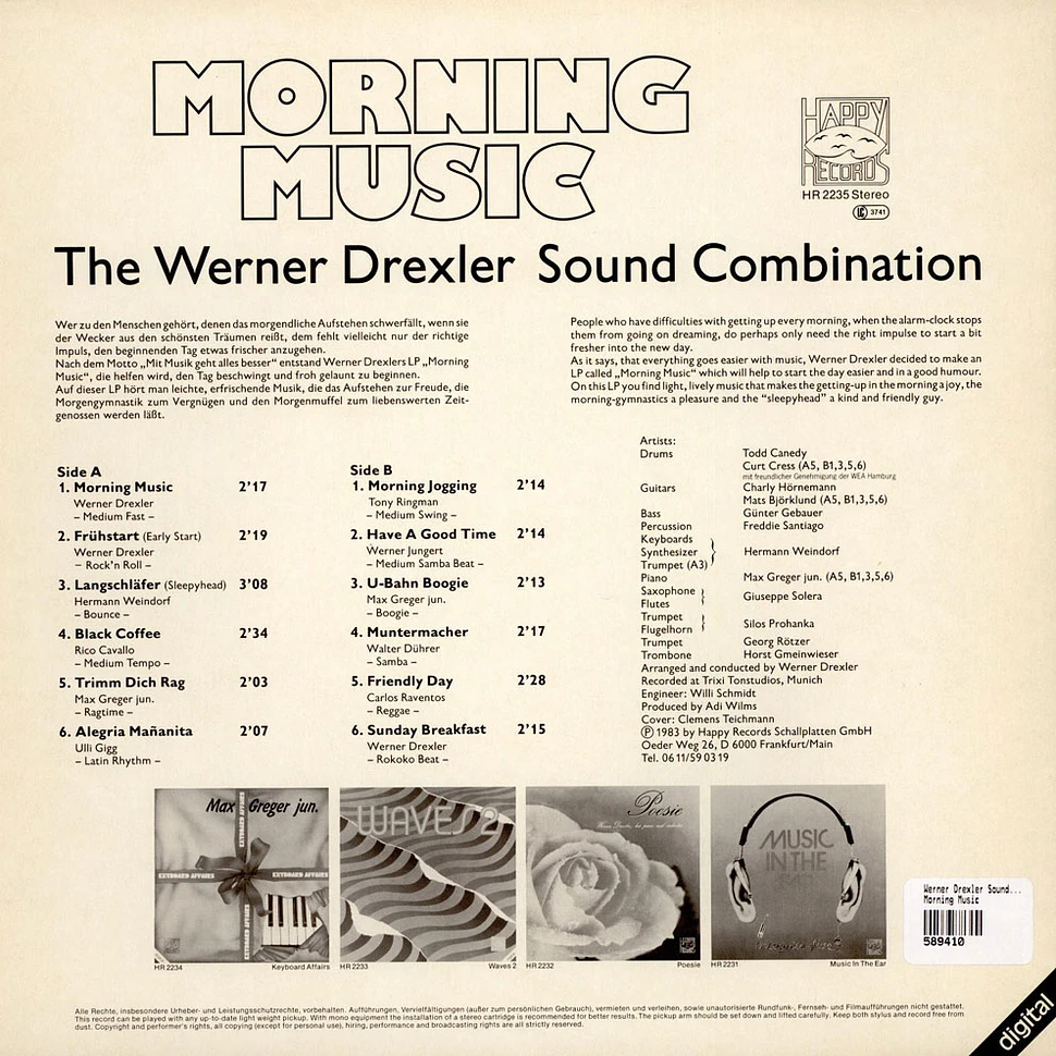 The Werner Drexler Sound Combination - Morning Music