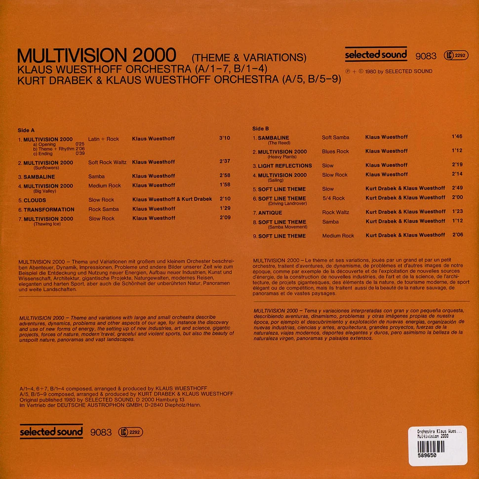 Orchestra Klaus Wuesthoff / Kurt Drabek & Orchestra Klaus Wuesthoff - Multivision 2000