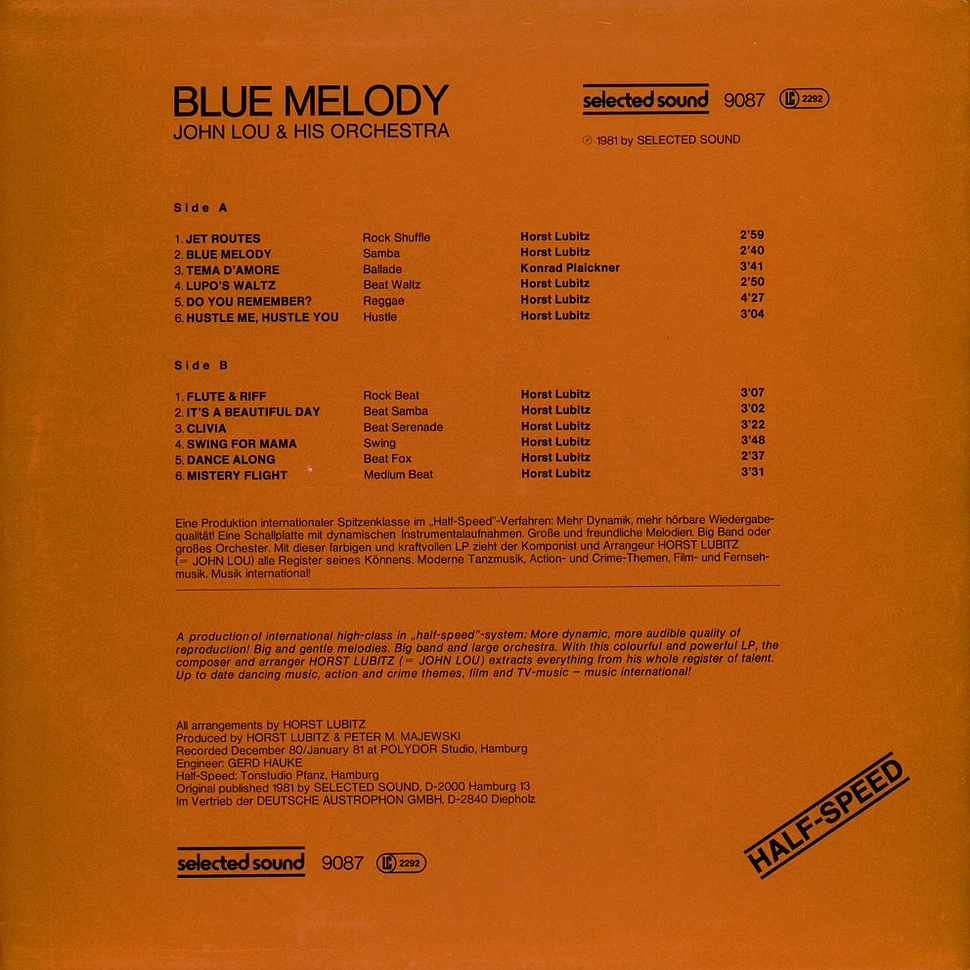 John Lou & His Orchestra - Blue Melody