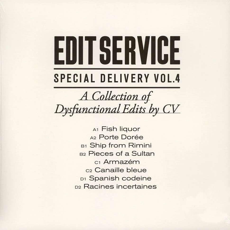 CV - Edit Service Special Delivery Volume 4