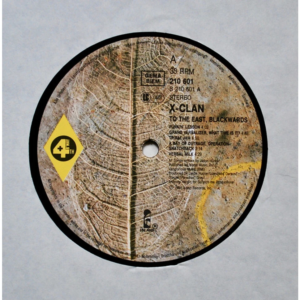X-Clan - To The East, Blackwards
