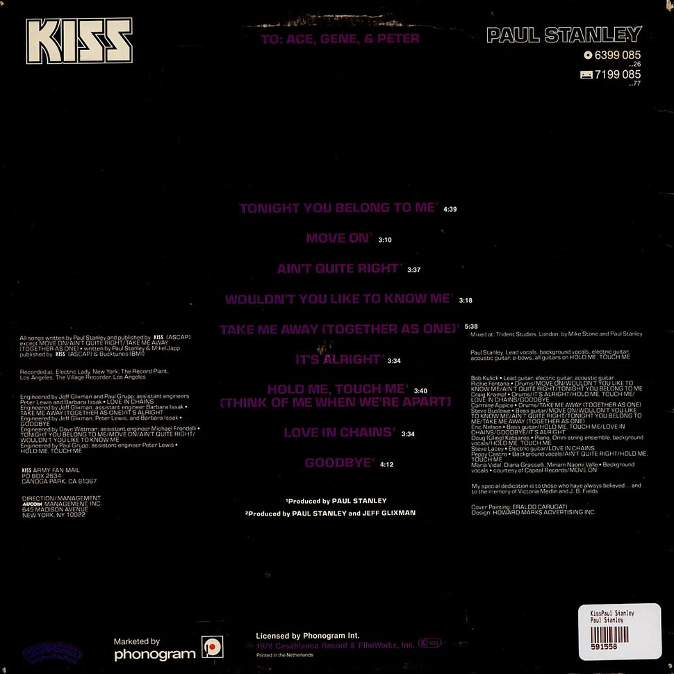 Kiss, Paul Stanley - Paul Stanley