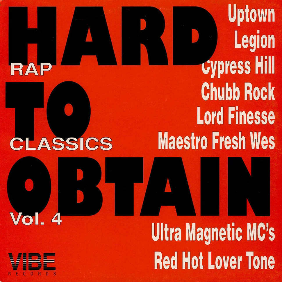 V.A. - Hard To Obtain Rap Classics Vol. 4