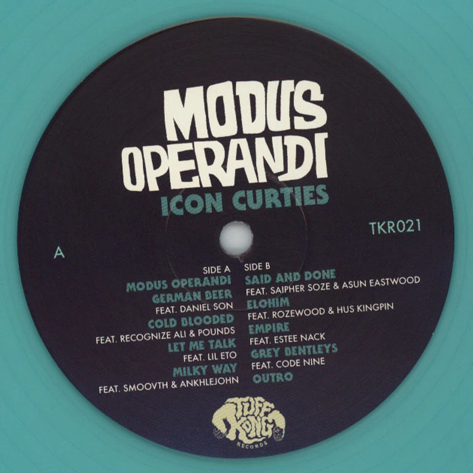 Icon Curties - Modus Operandi Electric Blue Vinyl Edition