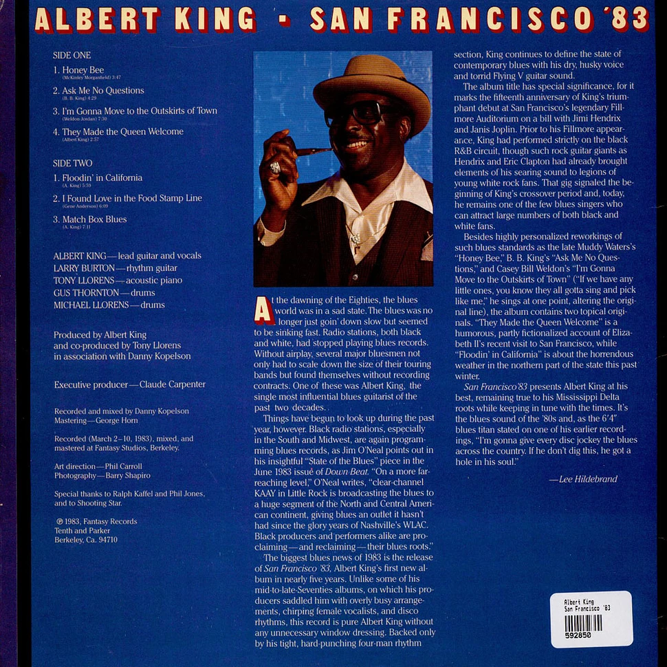 Albert King - San Francisco '83
