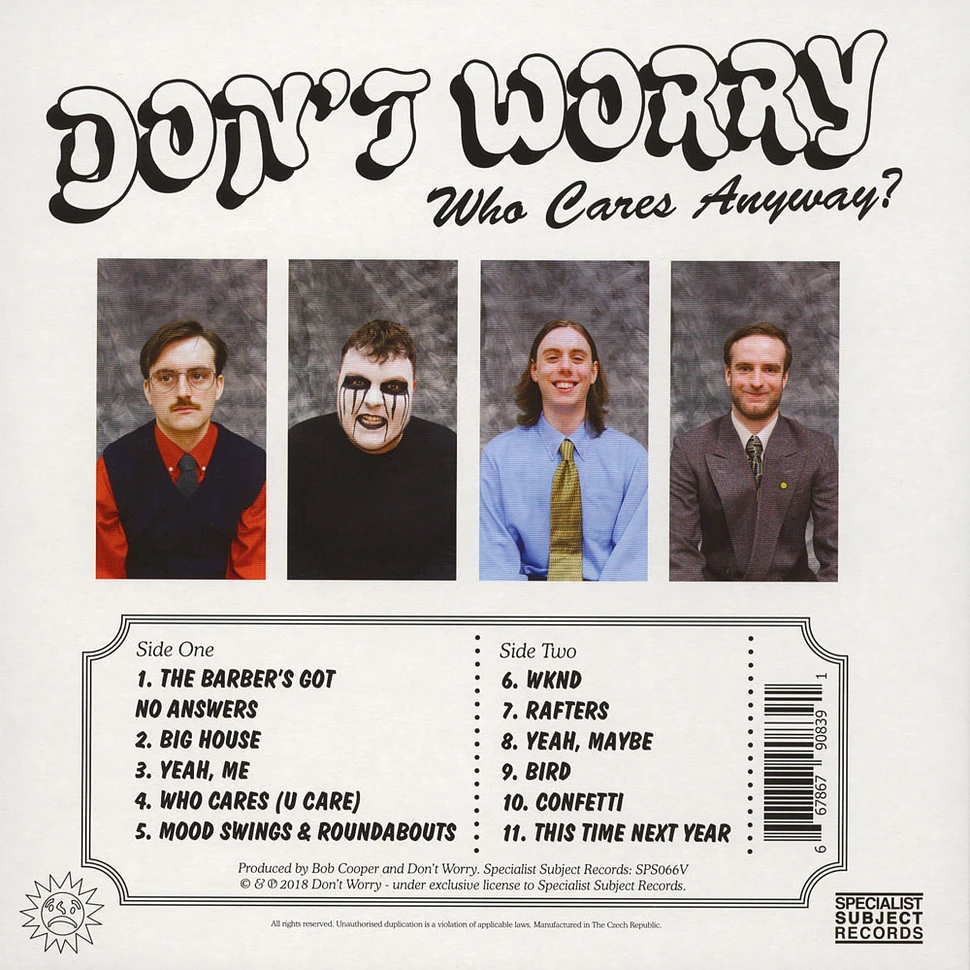 Don't Worry - Who Cares Anyway