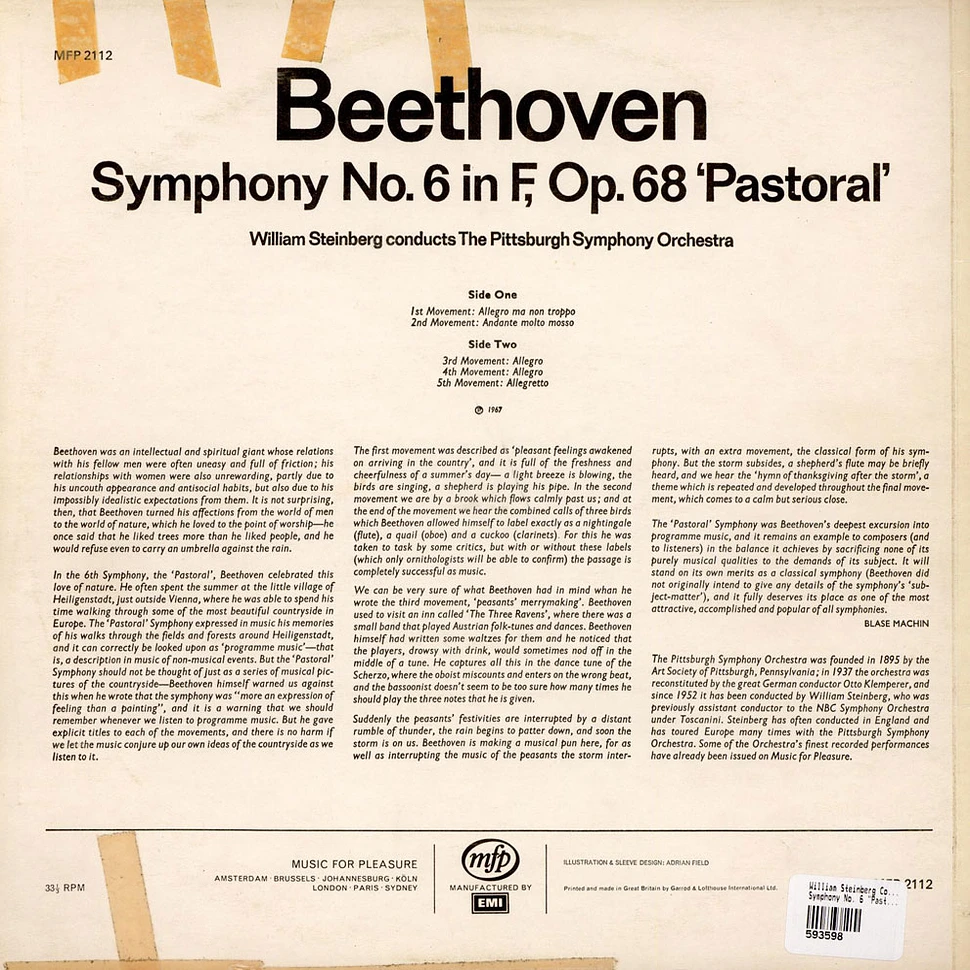 Ludwig van Beethoven, William Steinberg Conducts The Pittsburgh Symphony Orchestra - Symphony No. 6 "Pastoral"