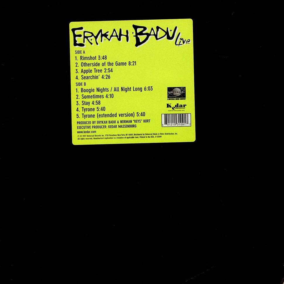 Erykah Badu - Live